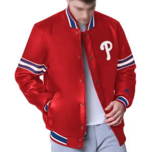 Philadelphia Phillies Varsity Leather Jacket