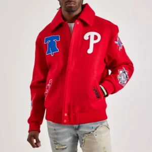 Philadelphia Phillies Varsity Wool Jacket