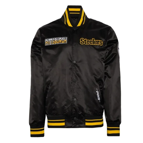 Pittsburgh Steelers Turn It Up M Classic Rib Black Jacket
