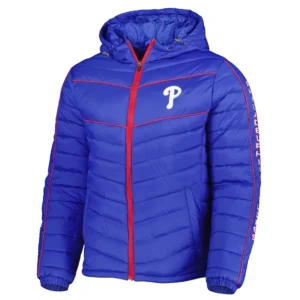 Puffer Philadelphia Phillies Touch Royal Jacket