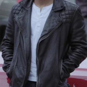 Reasons Tony Black Biker Leather Jacket