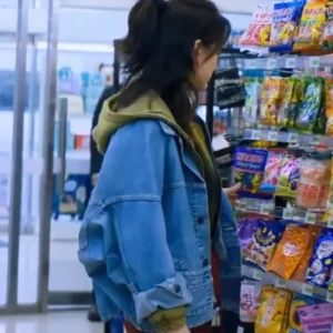 Reina Hardesty Butterfly S01 Denim Jacket