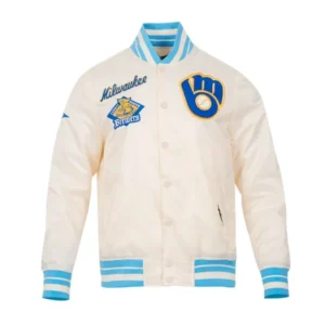 Retro Milwaukee Brewers Classic Rib Jacket