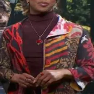SNL S50 Ego Nwodim Printed Kaftan Multicolor Jacket