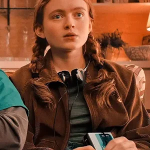 Sadie Sink Stranger Things Max Brown Cord Jacket