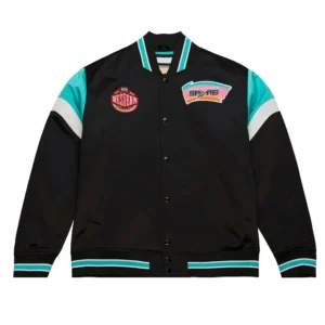 San Antonio Spurs Heavyweight Satin Varsity Jacket