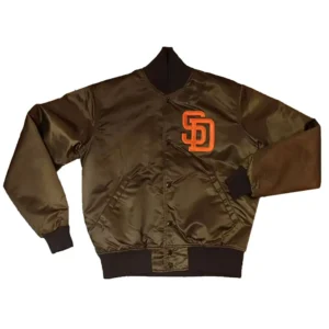 San Diego Padres Emma Stone Varsity Jacket