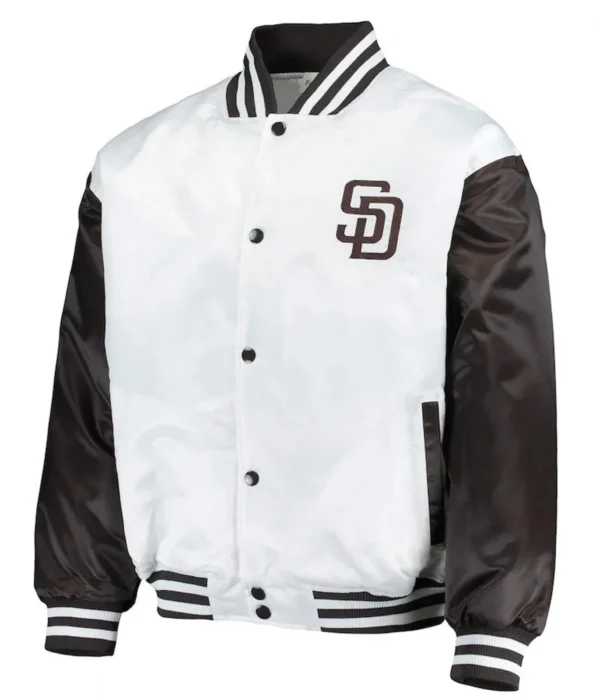San Diego Padres Full-Snap Satin Jacket