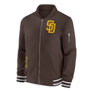 San Diego Padres Full-Zip Bomber Jacket