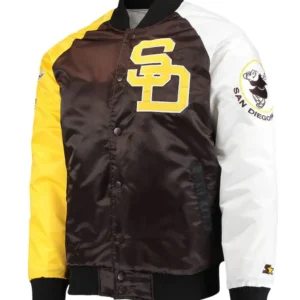 San Diego Padres Satin Varsity Jacket