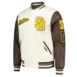 San Diego Padres Script Varsity Jacket