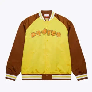 San Diego Padres Vintage Logo Double Clutch Jacket