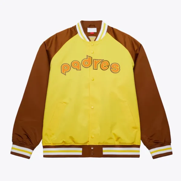 San Diego Padres Vintage Logo Double Clutch Jacket