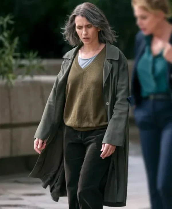 Sara Woman In The Shadows S01 Sara Morozzi Green Stylish Coat