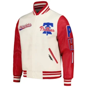 Script Tail Philadelphia Phillies Varsity Jacket
