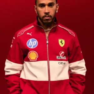 Scuderia Ferrari F1 2025 Team Racing Red Jacket