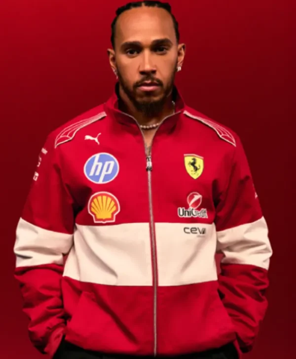 Scuderia Ferrari F1 2025 Team Racing Red Jacket