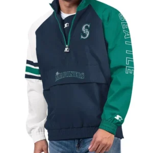 Seattle Mariners Elite Half Zip Jacket