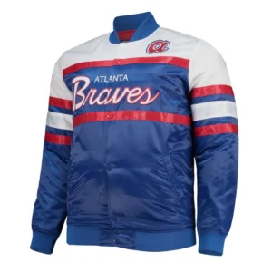 Special Script Atlanta Braves Coaches Varsity Jacket