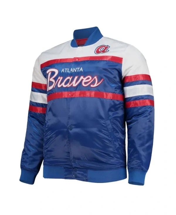 Special Script Atlanta Braves Coaches Varsity Jacket