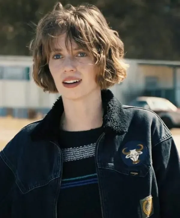 Stranger Things Robin Denim Sherpa Jacket