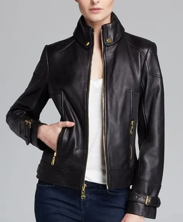 Super Henzy Women Classic Leather Jackets