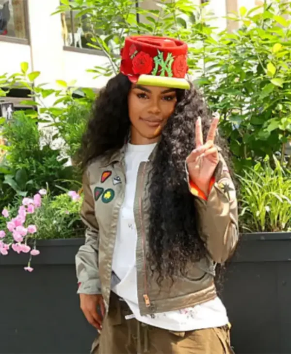 Teyana Taylor NYC 2025 Cropped Jacket