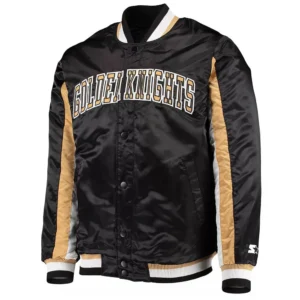 The Ace Vegas Golden Knights Black and Gold Varsity Jacket