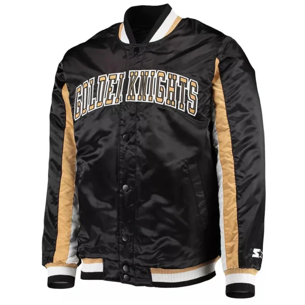 The Ace Vegas Golden Knights Black and Gold Varsity Jacket