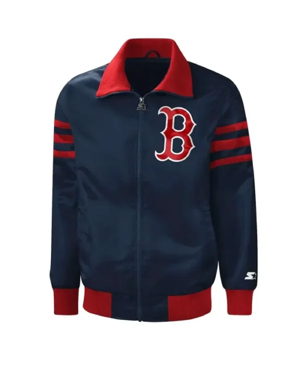 The Captain II Boston Red Sox Navy Bomber Jacket