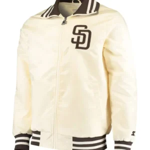 The Captain II San Diego Bomber Cream Jacket