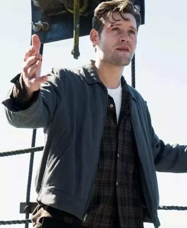 The Man in the High Castle Luke Kleintank Blue Cotton Stylish acket