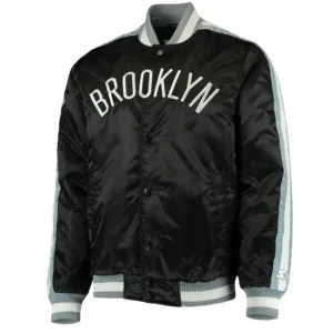 The Offensive Brooklyn Nets Varsity Black Jacket