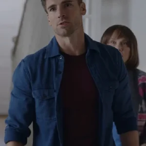 The Reluctant Royal Andrew W. Walker Navy Blue Denim Shirt