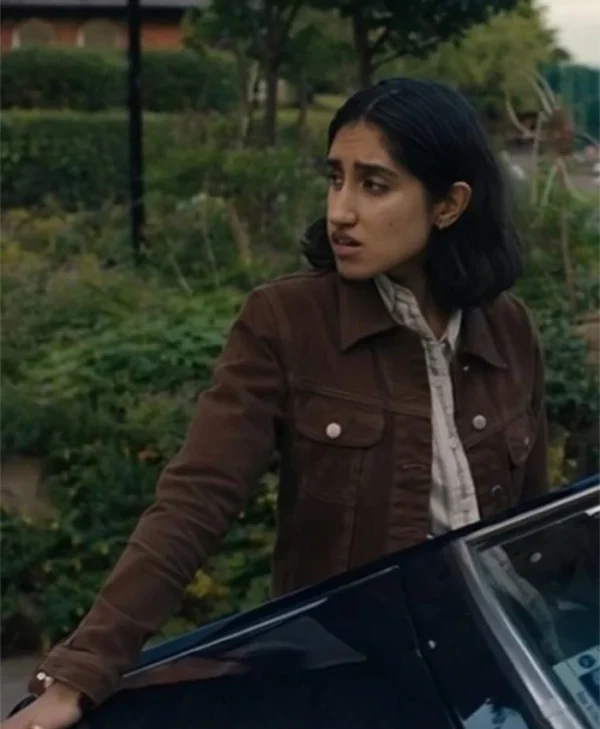 The Stolen Girl 2025 Ambika Mod Brown Stylish Denim Jacket