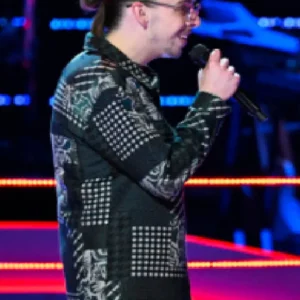 The Voice S27 Ethan Eckenroad Black Stylish Shacket