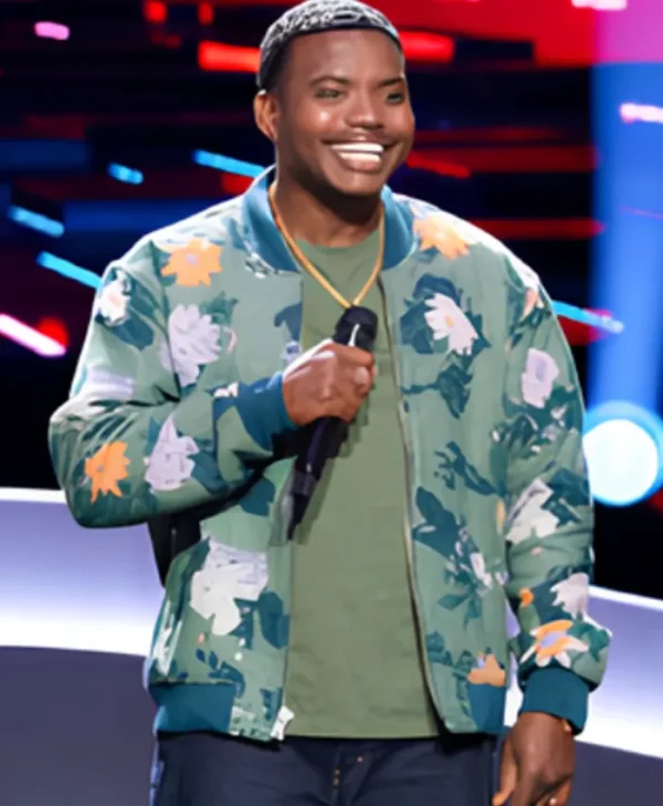 The Voice S27 Jay Ammo Floral Stylish Bomber Jacket