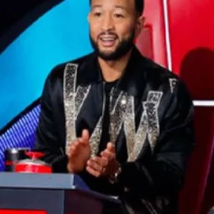 The Voice S27 John legend Crystal Embellished Stylish Jacket