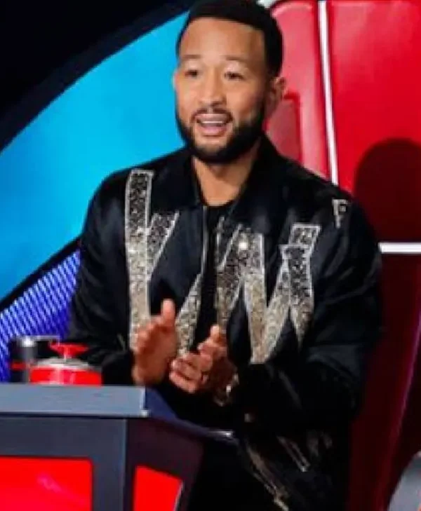 The Voice S27 John legend Crystal Embellished Stylish Jacket