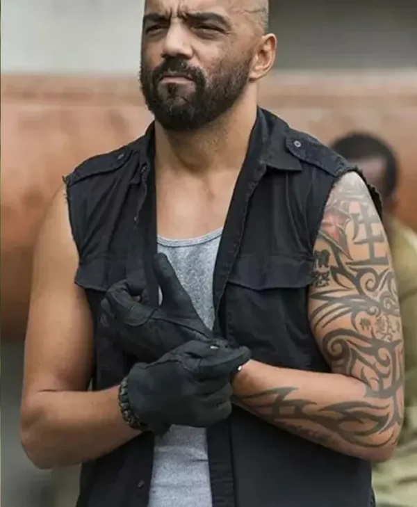 The Walking Dead Gary Black Cotton Stylish Vest
