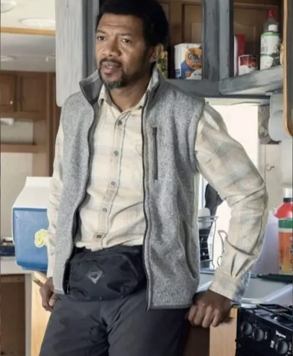 The Walking Dead S10 Franklin Grey Stylish Wool Vest