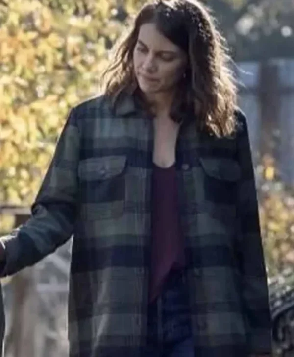The Walking Dead S10 Lauren Cohan Flannel Plaid Stylish Jacket