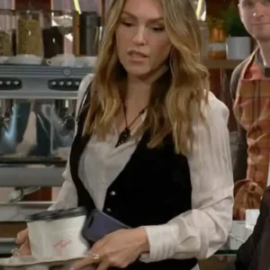 The Young and the Restless 2025 Elizabeth Hendrickson Stylish Vest