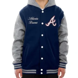 Throwback Prep Atlanta Braves Hoodie Jacket