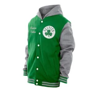 Throwback Prep Boston Celtics Kelly Hoodie Jacket