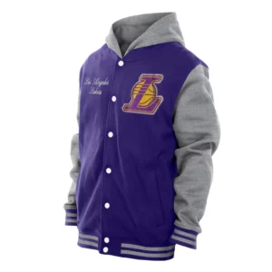 Throwback Prep LA Lakers Hoodie Jacket