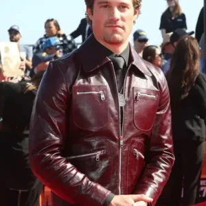 Top Gun Maverick Brigham Harvard PU Leather Jacket