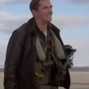 Top Gun Maverick Jon Leather Sherpa Jacket