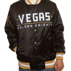 Vegas Golden Knights Satin Varsity Jacket