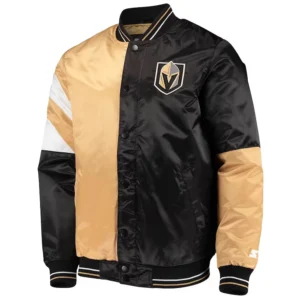 Vegas Golden Knights The Leader Varsity Satin Jacket